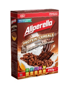 Top Seller High Protein Chocolate Chickpea <b>Cereal</b> – Plant Based Healthy Food Snack, Perfect for Fitness Lovers - Product Image 1