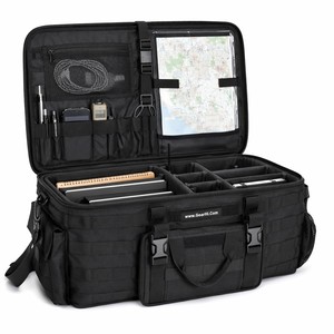 Organisateur de poste de commandement d'incidents, centre d'opérations mobile, étui de gestion sur le terrain, fournitures d'urgence, imperméable, Cordura 1000D, fermeture éclair - Product Image 1