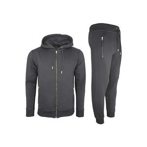 Conjunto Deportivo de 2 Piezas para Hombre, Cierre de Cremallera, Ajuste Holgado, Ropa Casual, Conjuntos Deportivos para Correr, Conjunto Deportivo OEM para Hombre, Tendencia, Precio Económico - Product Image 1