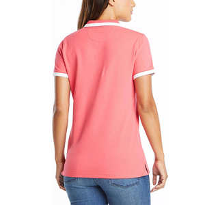 Camiseta de Golf para Mujer, Diseño 2026, Estampada, de Punto, Lisa, Casual, Manga Corta, 100% Algodón, Alta Calidad - Product Image 2