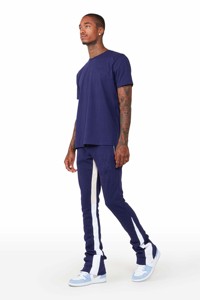 กางเกงวอร์มขาบานสำหรับผู้ชายกางเกงโลโก้ตามสั่ง - Product Image 4