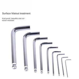 9-Mảnh Allen Cờ Lê Thiết Lập Chrome Công Nghiệp Lục Giác Phần Cứng Công Cụ Cho Phẳng Đầu Bóng Torx Bao Gồm Allen Chìa Khóa Wrenches - Product Image 2