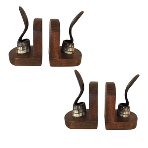 Luxury Handcrafted Wooden Bookends Customized Modern Design for Home <b>Table</b> <b>Top</b> <b>Decoration</b> Bulk Supply From India - Product Image 5