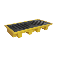 Palette de confinement pour 2 fûts de 75 litres Solution efficace de stockage et d'organisation