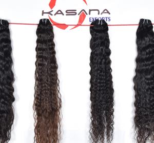 Raw Unprocessed Vietnamese natural color <b>black</b> women cuticle aligned wholesale machine double weft Human <b>Hair</b> <b>Extensions</b> - Product Image 2