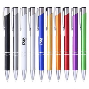 Stylos à bille rétractables drôles-Stylos d'écriture à encre bleue en métal 0.5mm pour collègues, enseignants, adultes et étudiants - Product Image 1