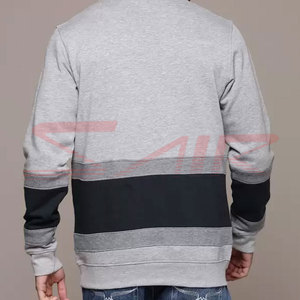 Sweat-shirt en molleton 100% coton pour homme, tendance classique, logo personnalisé, écologique, 330g, couleur unie, décontracté, manches longues - Product Image 3