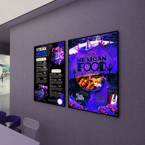 กรอบกล่องไฟ LED แบบแม่เหล็กบางเฉียบออกแบบได้ตามต้องการสำหรับเมนูร้านอาหารและบอร์ดโปรโมชั่นจากจีน - Product Image 1