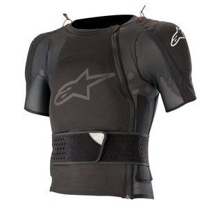 แจ็คเก็ตป้องกันแขนสั้นสีดำ Alpinestars - Product Image 2
