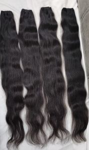 Tenemos cabello humano indio 100% natural, todas las cutículas están alineadas, cabello humano de un solo donante, todo sin procesar, cabello de templo del sur de la India. - Product Image 6