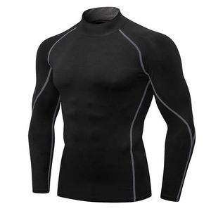 T-shirt de compression personnalisé Rash Guard pour l'entraînement MMA, le grappling, le BJJ, séchage rapide, durable, vêtements de sport, t-shirts de compression pour les arts martiaux - Product Image 2