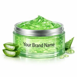 Gel de Aloe Vera Puro al por Mayor OEM, Gel Natural Hidratante y Calmante para Rostro, Piel y Cabello, No Pegajoso, Suministro al por Mayor y de Marca Privada - Product Image 1