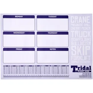 Blocs-notes personnalisés A2 Desk-Mate, blocs-notes promotionnels pour un merchandising efficace - Product Image 3