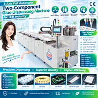 Machine de collage automatique 3 axes 2K AB pour l'éclairage LED, la distribution de résine époxy, les modules LED, les bandes et les composants électroniques