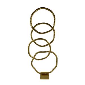 Decoración de mesa que marca tendencias para el hogar, vajilla de Hotel, accesorios decorativos, decoración de mesas de Metal con forma redonda de color dorado - Product Image 1