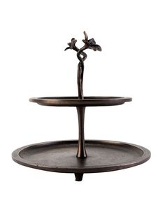 Gold Finished Decorative Single Tier New <b>Casted</b> Eco-Friendly Dishwasher Safe Cake Stand Nickel Mate Plated Best Quality Use - Product Image 3