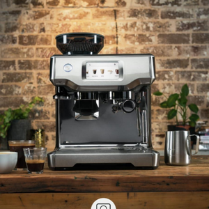 Cafetera Espresso Compacta con Molinillo Integrado y Filtro de Agua en Acero Inoxidable Cepillado para Amantes del Café - Product Image 6