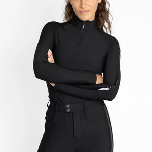 Camiseta de equitación para mujer, ligera, transpirable, de tejido elástico que absorbe la humedad, para verano. - Product Image 1