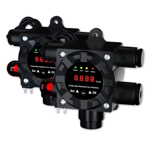 RS485 <strong>Fixed</strong> <strong>Gas</strong> Detector Audio Visual With Alarm <strong>Monitoring</strong> Instrument <strong>Gas</strong> Leak Sensor H2S <strong>Gas</strong> Alarm Ammonia Toxic 4 in 1 - Product Image 3