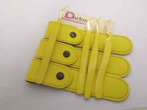 Jolie couleur jaune enduite de pointes plaquées or pince à cils en acier inoxydable meilleure pince à épiler d'extension de cils de haute qualité - Product Image 3