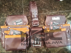 Bolsa de herramientas de cuero de Color personalizada para carpinteros, disponible en cualquier tamaño de bolsillos y Color para colgar, 2023 estilos - Product Image 5