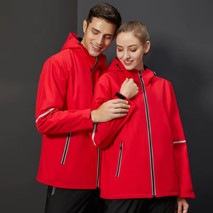 Outdoor Sport Quilted Softshell <b>Jacket</b> for <b>Men</b> Waterproof Windproof Zipper Closure Hiking Running <b>Travel</b> Raincoat & <b>Jackets</b> - Product Image 6