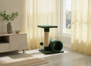 High-quality Classic Wood Eco-Friendly Cat Tree Forest Haven Scratching Post for Cats and Kittens of All Breeds and Sizes - Product Image 4