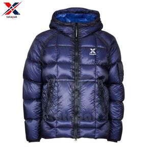 Chaqueta acolchada impermeable con cuello levantado para hombre pesado de otoño burbuja personalizada superventas nueva para venta en línea - Product Image 1
