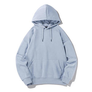 Streetwear, sweat-shirts à épaules tombantes en coton de haute qualité, taille plus, streetwear, sweat-shirts unis avec logo personnalisé, sweat-shirts surdimensionnés - Product Image 4