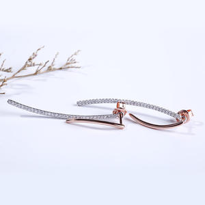 Pendientes de Moda Jeulia Magic Curve - Product Image 6