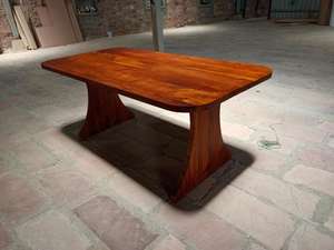 โต๊ะรับประทานอาหารทำจากไม้อะคาเซียเนื้อแข็งพร้อมขาไม้สำหรับสไตล์โมเดิร์นและการใช้ชีวิตที่หรูหรา - Product Image 2