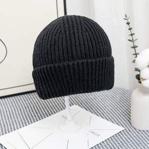 Gorro de punto de gran tamaño a la moda, acogedor, suave al tacto, cálido, diseño grueso, perfecto para clima frío, ropa de moda - Product Image 4