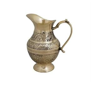 Best Selling Metal Brass <b>Jug</b> Pitcher With Attached Design at Wholesale Price Handmade High Quality Brass . - Product Image 1