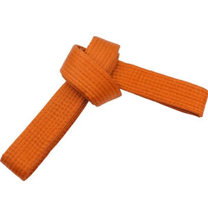 Ceinture de karaté Jiu Jitsu brésilien personnalisée avec logo sur le devant, en spandex/polyester, unisexe, séchage rapide, respirante, service OEM disponible - Product Image 5