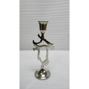 แท่นวางเทียนอลูมิเนียมขัดเงาสูง,เชิงเทียนสไตล์วินเทจหรูหราทันสมัยคุณภาพพรีเมี่ยม - Product Image 4