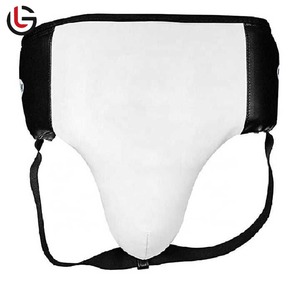 Protector de ingle de cuero ajustable de alta calidad para entrenamiento de lucha y protección de ropa interior - Product Image 1