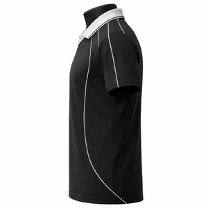 Camiseta Polo Deportiva Personalizada para Hombre, Negra, de Alto Rendimiento, Transpirable, de Secado Rápido, para Equipos, Golf, OEM, ODM, Proveedor al por Mayor - Product Image 4