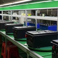 Batterie de chariot de golf 48V 51.2V 100Ah 105Ah semi-solide 200A avec BMS intelligent, 8000 cycles, chargeur étanche 20A, couleur personnalisable