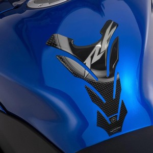 Adesivi Protettivi 3D in Carbonio su Misura con Logo per Serbatoio Moto Yamaha R6 - Product Image 1
