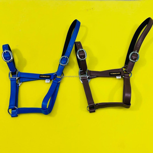 Caballo ecuestre totalmente ajustable, aspecto de cuero Halter de PVC con relleno suave EVA y ajuste duradero, es posible personalizar - Product Image 5