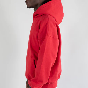 Sudadera con capucha de gran tamaño para hombre de alta calidad, venta al por mayor, sudaderas con capucha transpirables y cómodas con hombros caídos para hombre - Product Image 2