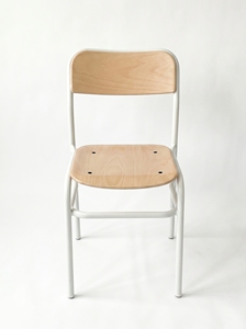ARSU Modern Commercial Height Adjustable Student Chair Powder Coated Finish Tapered Legs Metal Frame School Hospital Apartment - Product Image 4