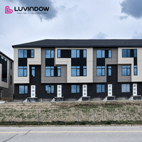 Ventanas Abatibles de Aluminio Duraderas y Eficientes Energéticamente, Ventanas de Aluminio Abatibles hacia Adentro para Desarrollos de Casas Adosadas