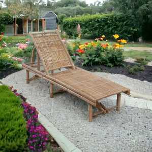 Offre Spéciale bambou meubles Resort loisirs hôtel jardin piscine chaise Patio soleil lit chaise longue chaise de plage en plein air - Product Image 3