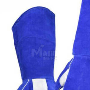 Guantes de Soldadura de Cuero, Guantes de Trabajo Resistentes al Calor para Seguridad Industrial, Diseño Duradero, Impermeables y Antideslizantes - Product Image 5