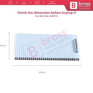 BDP1174 Cubierta Deslizante para Consola Central, Color Gris 20468047089051 para W204 E W207 W212 - Product Image 6