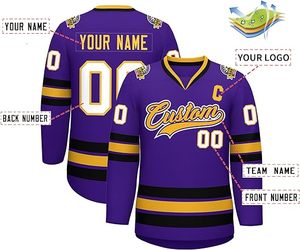 Personnalisez votre propre maillot de hockey sur glace pour votre club, maillot de hockey sur glace respirant et à séchage rapide pour hommes. - Product Image 6