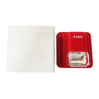 Lumière stroboscopique rouge du feu LED de 12V DC avec le matériel d'ABS de sirène pour l'IP de réseau