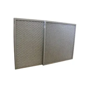 Rejillas de ventilación de aire de retorno de filtros de CA de marco de aluminio para unidad Ahu