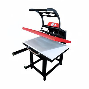 Industrial 80x100cm Manual Heat Press Machine Large Format High Pressure Heat Transfer Press for Textile &amp; T-Shirt Printing